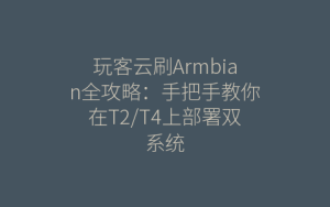 玩客云刷Armbian全攻略：手把手教你在T2/T4上部署双系统